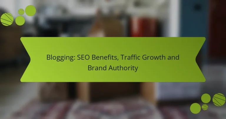 Blogging: SEO Benefits, Traffic Growth and Brand Authority